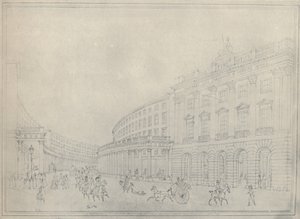Kvadrant, Regent Street, 1822, 1920 od Thomas Hosmer Shepherd