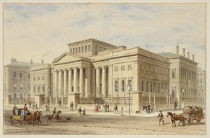 The Royal Manchester Institution, c.1836 (akvarel na papíře) od Thomas Hosmer Shepherd