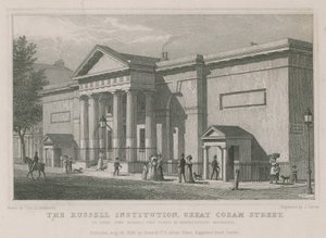 The Russell Institution, Great Coram Street, Londýn od Thomas Hosmer Shepherd
