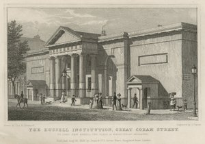 The Russell Institution, Great Coram Street, Londýn od Thomas Hosmer Shepherd