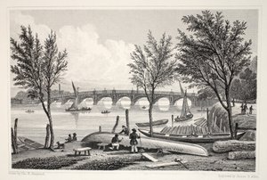 Vauxhall Bridge from Millbank, z hospody "London and it