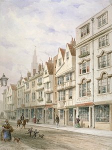 Wych Street, Westminster, Londýn, c1850 od Thomas Hosmer Shepherd