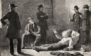 John Brown po svém zajetí, z časopisu The Century Illustrated Monthly Magazine, květen až říjen