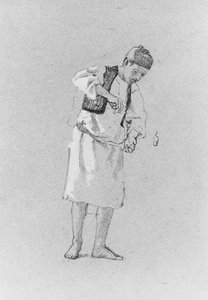 Studie člověka. od Thomas Hovenden