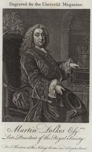 Martin Folkes od Thomas Hudson