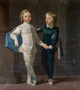 Sir Edward Hulse, 3. Baronet a jeho bratr Samuel Hulse, kolem roku 1758
