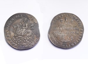 Oxfordská koruna, 1644 (kov) od Thomas J. Rawlins