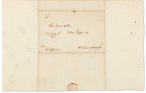 Autogram dopis Johnu Pageovi, Philadelphia, 30. července 1776 (pero a inkoust na papíře)