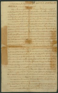 Návrh Deklarace nezávislosti, 4. července 1776