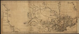 Mapa Kanady a severní části Louisiany s přilehlými zeměmi. LOC 73695758 od Thomas Jefferys