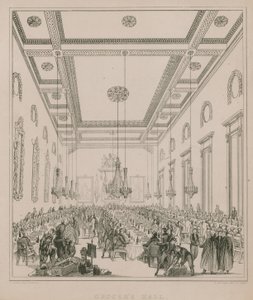 Grocers Hall, Londýn rytina od Thomas Kearnan
