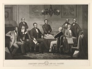 Prezident Lincoln a jeho kabinet od Thomas Kelly