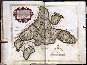 Archiv 5672 Mapa Tingewick v Buckinghamshire od Thomas Langdon