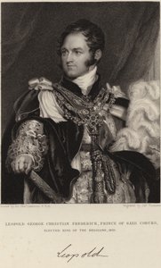Belgický král Leopold I od Thomas Lawrence