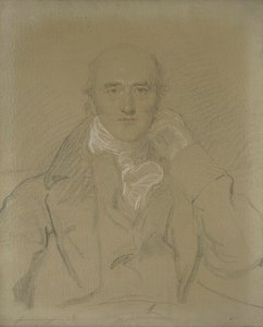 Portrét George Canninga, M.P. (1770-1827), polodlouhé, sedící (tužka, černá, bílá a červená křída na plátně) od Thomas Lawrence