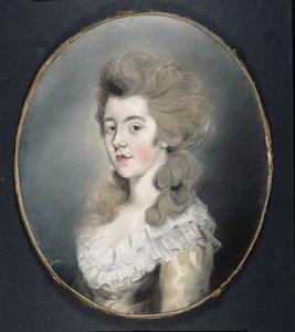 Portrét Georgiany Spencer (pastel na papíře) od Thomas Lawrence