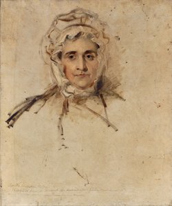 Portrét Lucy Lawrence, umělcovy matky, skica od Thomas Lawrence
