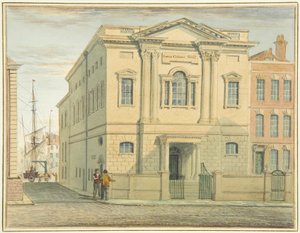Shromáždění, Prince Street (akvarel na papíře) od Thomas Leeson the Elder Rowbotham