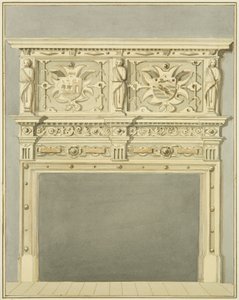 Komín u pana Charlese Thomase od Thomas Leeson the Elder Rowbotham