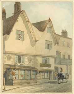 Starý dům v Thomas Street (akvarel na papíře) od Thomas Leeson the Elder Rowbotham
