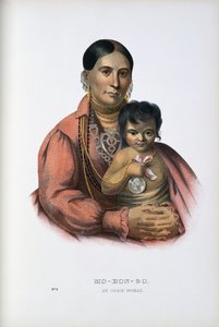 Do-Hon-Go, Osage žena od Thomas Loraine (after) McKenney