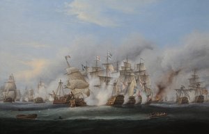 Bitva o Trafalgar od Thomas Luny