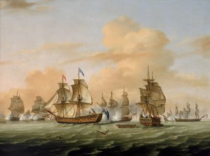 Bitva o Lagos od Thomas Luny