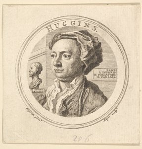 Portrét Williama Hugginse, překladatele Ariosta, 1760. od Thomas Major
