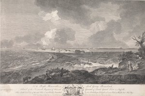 Jihovýchodní pohled na pevnost tLand-Guard v Suffolku od Thomas Major