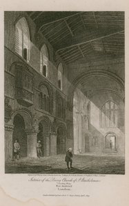 Interiér kostela svatého Bartoloměje Velikého