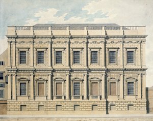 Pohled na hodovní dům ve Whitehall, Westminster, c.1790