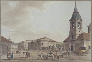Liteyny Avenue v Petrohradě, 1790 od Thomas Malton the Elder
