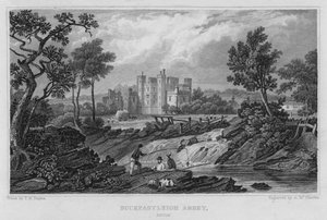 Buckfastleigh Abbey, Devon (rytina)