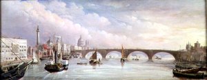 Přístup k Billingsgate (olej na plátně) od Thomas Mann Baynes
