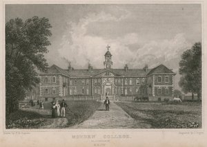 Celkový pohled na Modern College od Thomas Mann Baynes