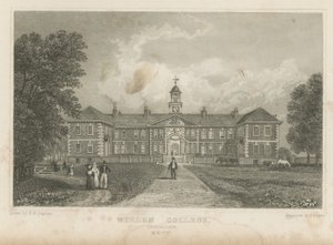 Lidé v areálu Morden College od Thomas Mann Baynes