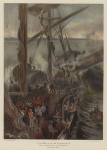The Wreck of the Birkenhead (barevné lito)