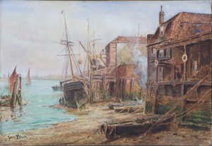 Kousek starého Greenwiche, 1904 (čb na papíře)