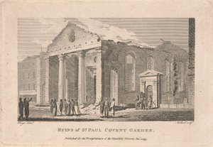 Ruiny St. Paul Covent Garden od Thomas Medland