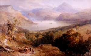 Ullswater, asi 1842 (akvarel a kvaš)
