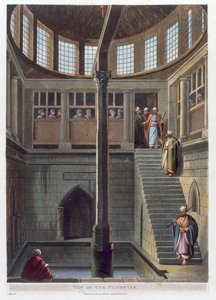 Pohled na nilometr, Káhira, Egypt, 1802