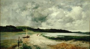 Míjející sprcha na Long Islandu od Thomas Moran
