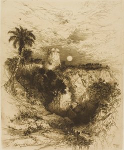 Cortezova věž - Mexiko od Thomas Moran