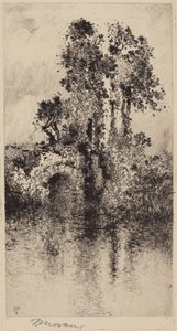Most a stromy od Thomas Moran