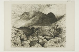 Most v průsmyku Glencoe, Skotsko od Thomas Moran