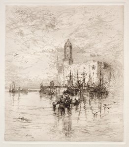 Castle of San Juan de Ulua, Verz Cruz, 1884. od Thomas Moran