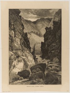 Ďáblova brána, kaňon Weber od Thomas Moran