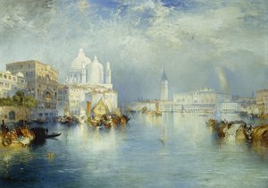 Canal Grande, Benátky, 1903 od Thomas Moran