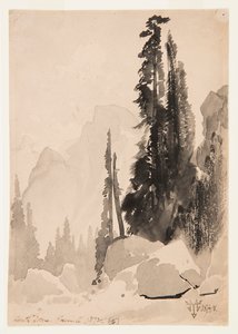 Half Dome, Yosemite od Thomas Moran