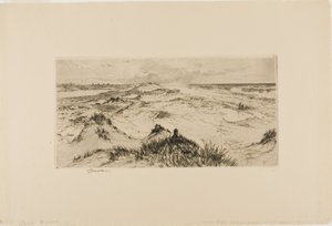 Pohled přes písečné duny - Easthampton od Thomas Moran